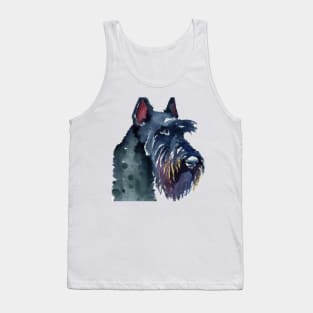 Watercolor Giant Schnauzer - Dog Lovers Tank Top